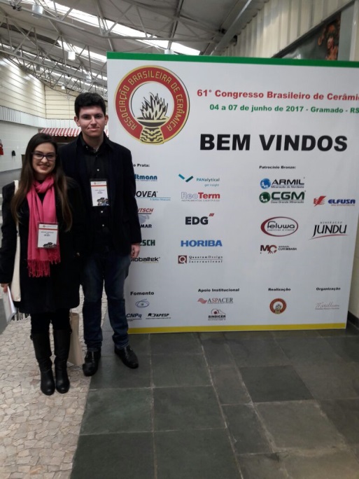 Pesquisadores do LEDMa participam do 61° CONGRESSO BRASILEIRO DE CERÂMICA em Gramado/RS